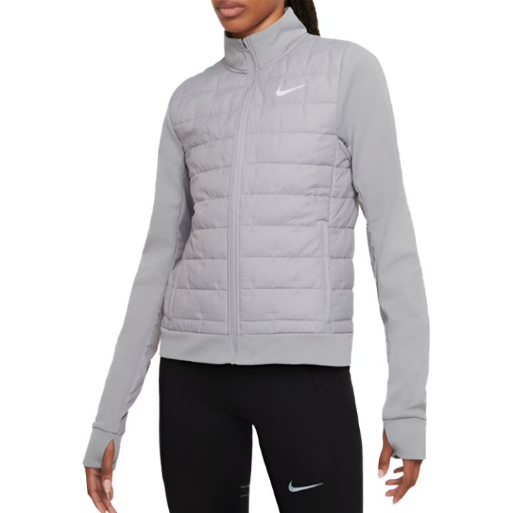 Nike Nike Puffer Jackets Women's Premium Gray Stand Collar Moderate