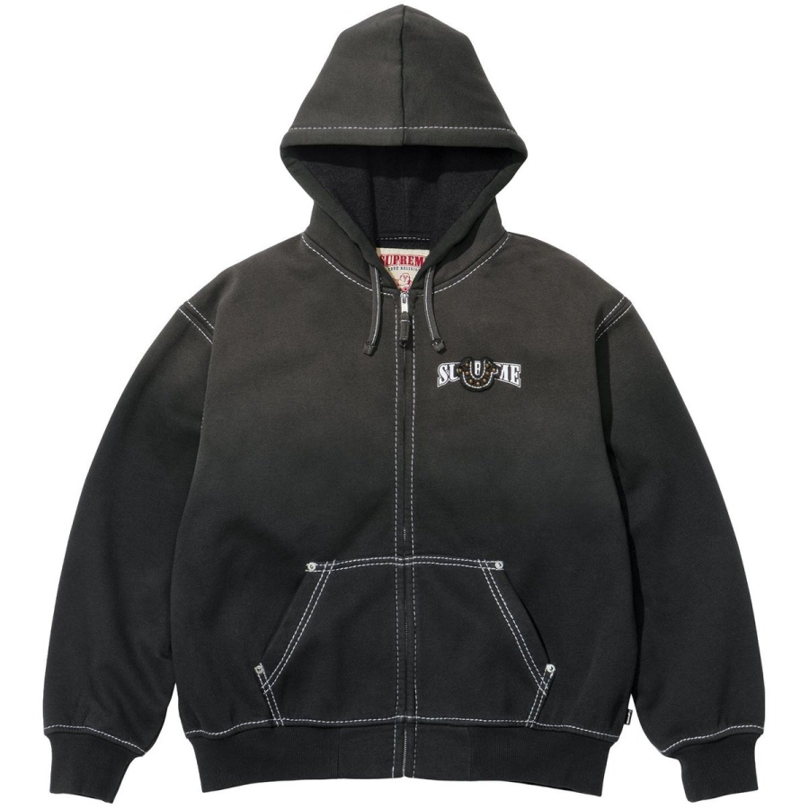 Supreme Supreme True Religion® zip-up hoodie