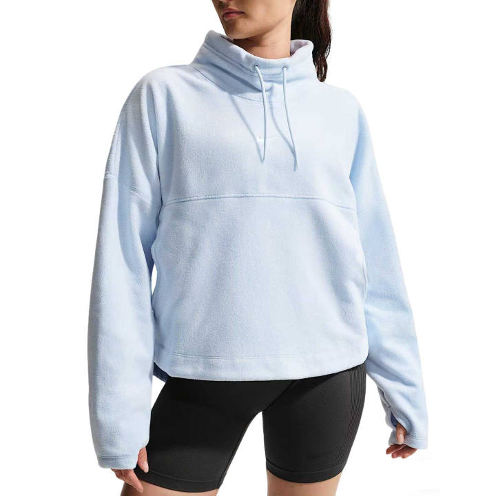 Nike Nike Fleece Tops Women's Sky Blue/White Moderate Pullover