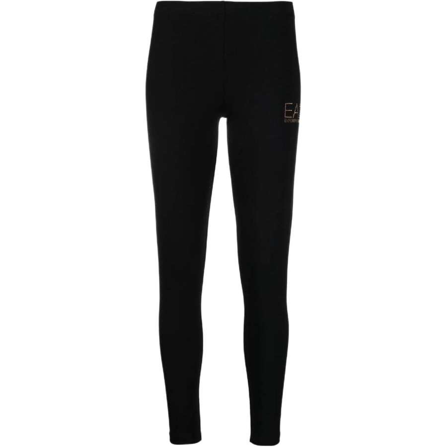 EMPORIO ARMANI Ea7 EMPORIO ARMANI High Waist Logo Embellished Leggings