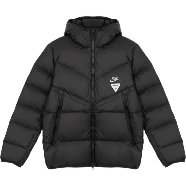 Nike Nike Down Jackets Unisex Black Hooded Moderate Down Jacket