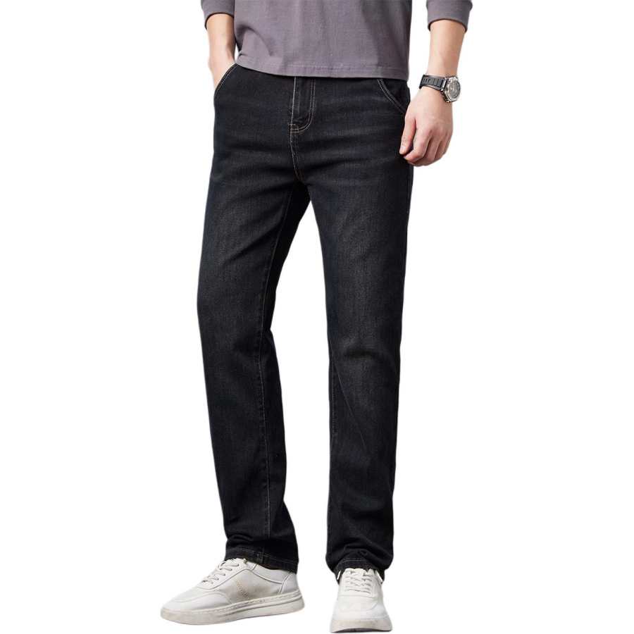 Tonlion Jeans Unisex Moderate Straight Fit Pants