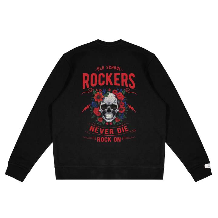 Adidas Adidas LABEL Sweatshirts Unisex Black Crew Neck Moderate Regular