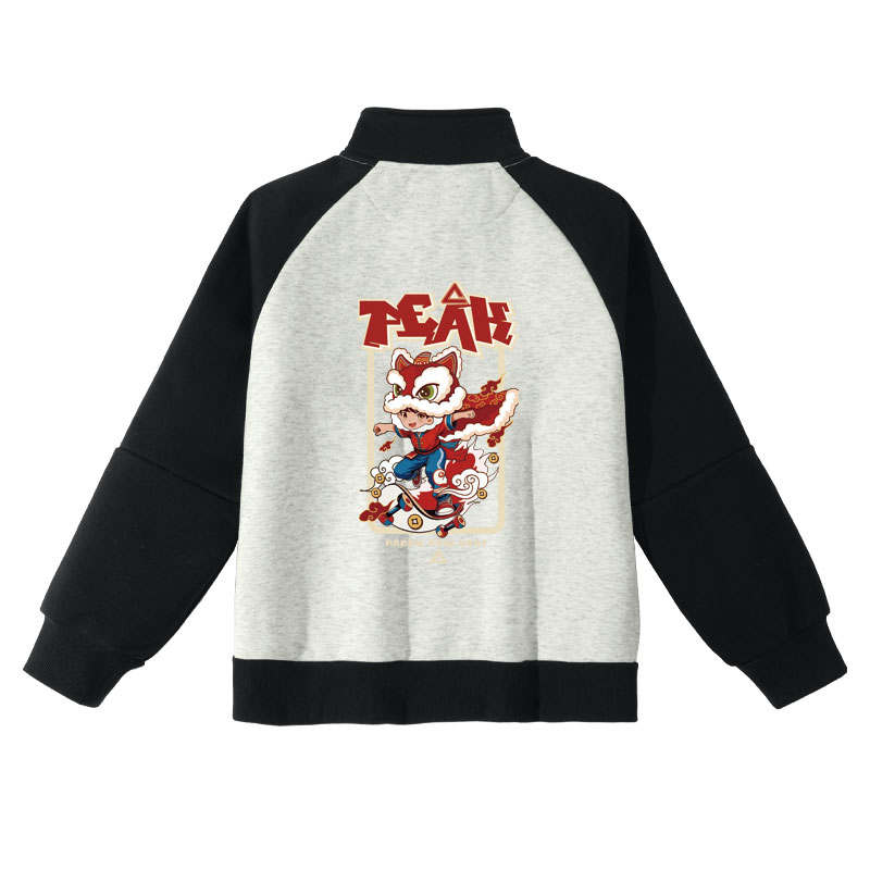 PEAK PEAK Kids Sweatshirts Stand Collar Moderate