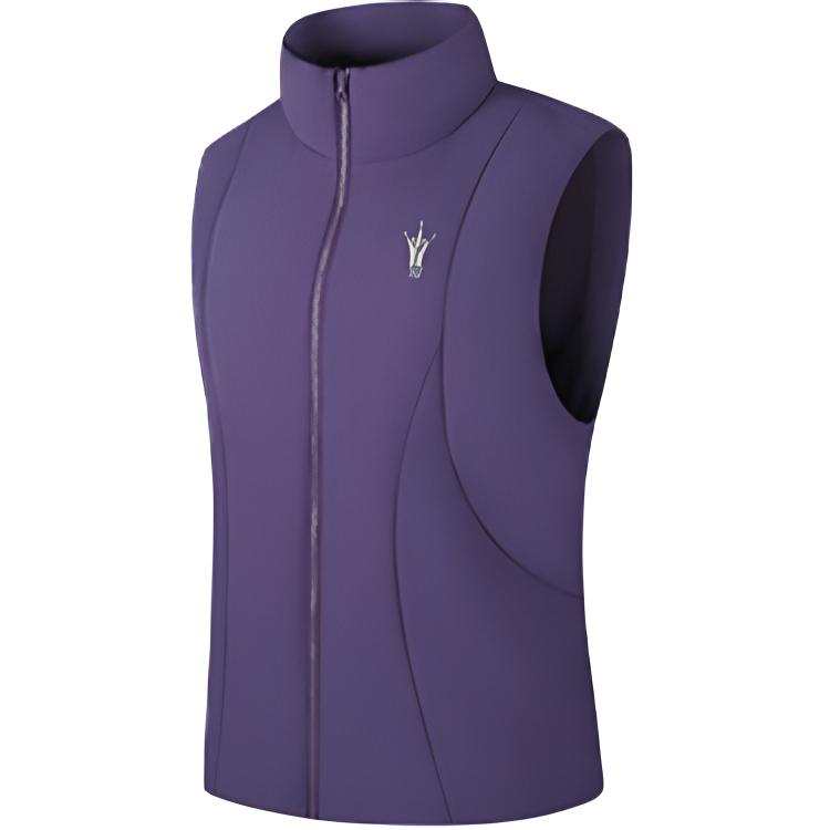 361° Down Vests Men's Energy Purple Stand Collar Thin Other