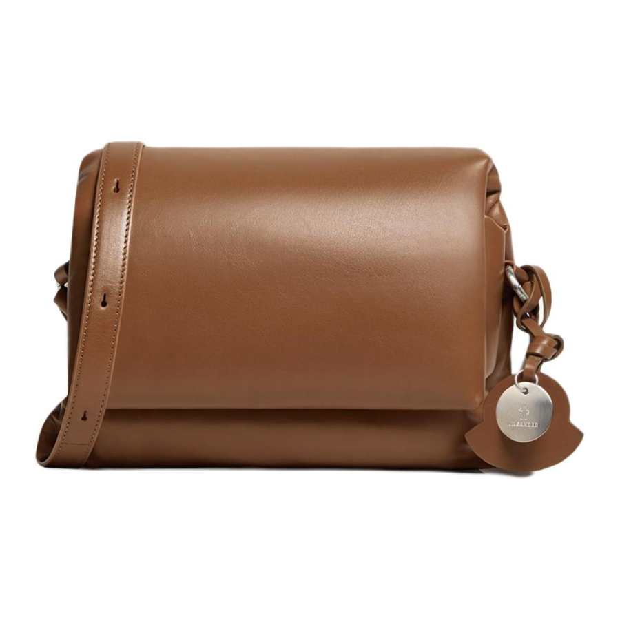 MONCLER GENIUS X JIL SANDER Collaboration Calfskin Envelope Bag, Shoulder Bag Women's Brown
