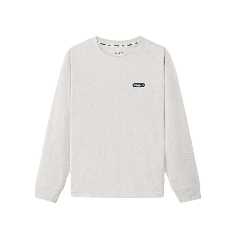 Skechers T Shirts Unisex Light Heather Gray/0248 Crew Neck Moderate