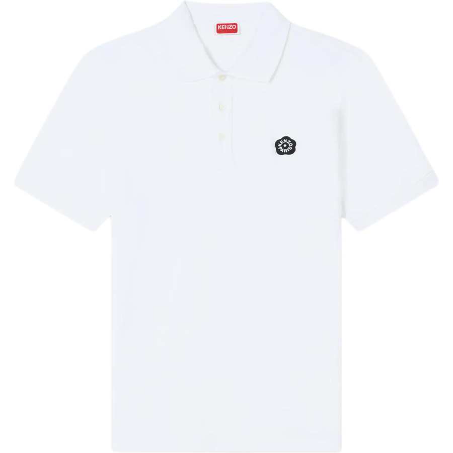 Kenzo Logo Embroidered Short-Sleeve Polo Shirt