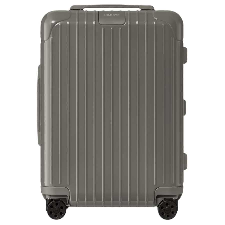 RIMOWA ESSENTIAL Polycarbonate Suitcase, Luggage, And Travel Bags For Airplane Check in 21 Inch Unisex Gray