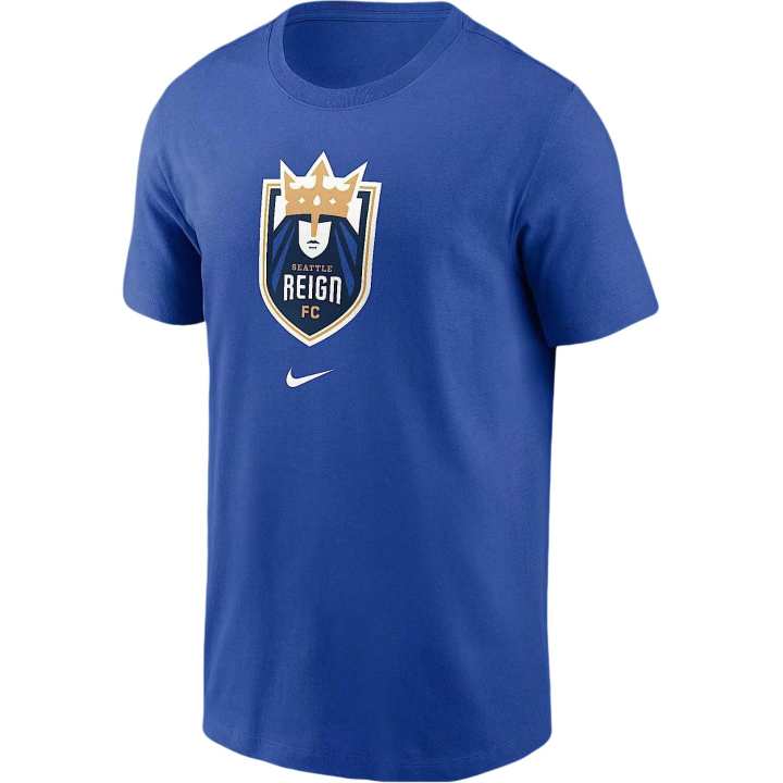 Nike Nike NWSL T Shirts Men's Blue Crew Neck Moderate Straight Fit