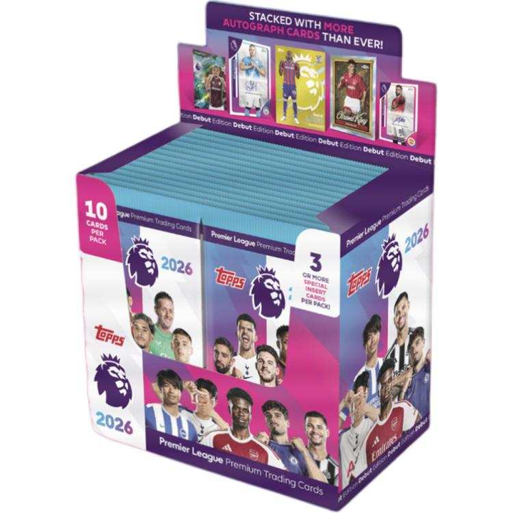 Topps 25 26 Soccer Ball Premier League Star Card Collection Sports Card Refill Pack