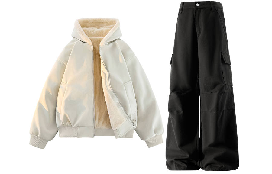 X1617 Casual Sportswear Unisex Hooded Thickened