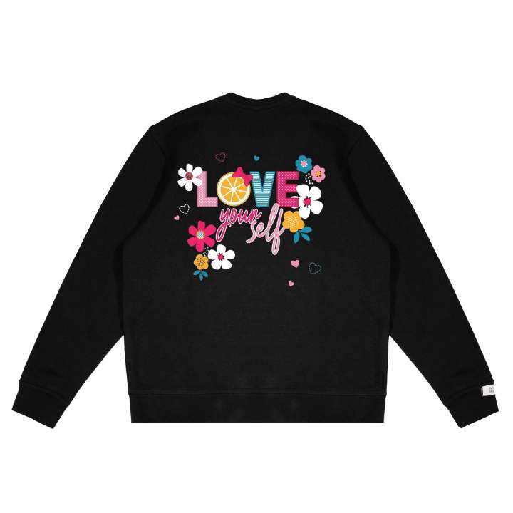 Adidas Adidas LABEL Sweatshirts Unisex Black Crew Neck Moderate Regular