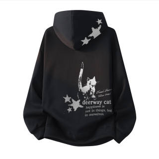 DEERWAY Sweatshirts Unisex Hooded Moderate Regular