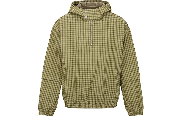 URBAN REVIVO Shirts Men's Yellow Plaid Moderate