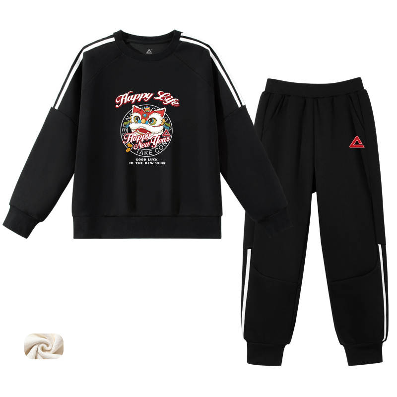 PEAK Kids Casual Sportswear Crew Neck Moderate