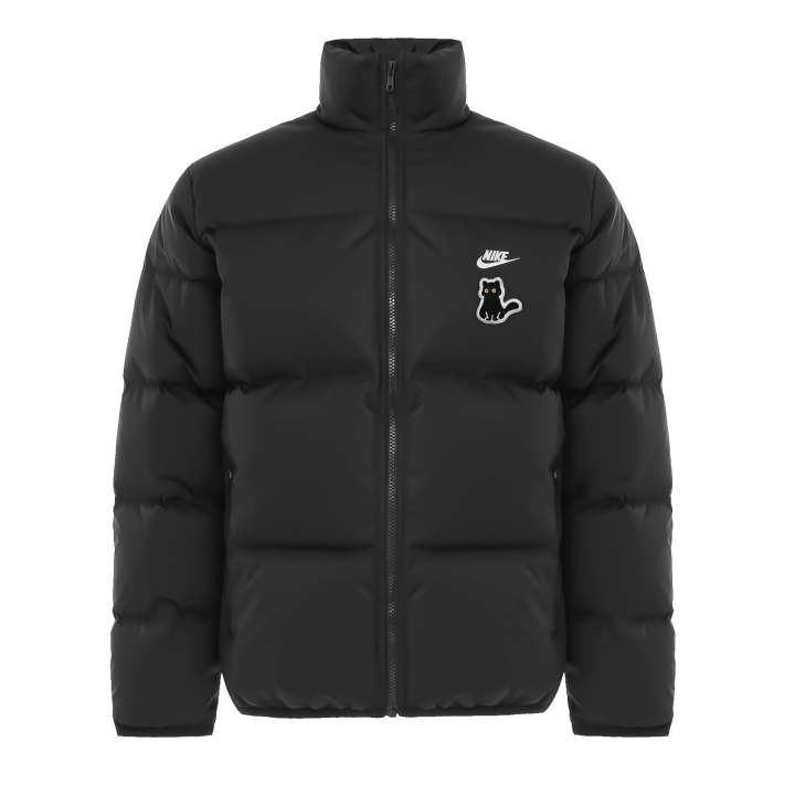Nike Nike Down Jackets Unisex Black Stand Collar Moderate