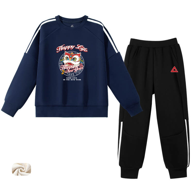 PEAK Kids Casual Sportswear Crew Neck Moderate
