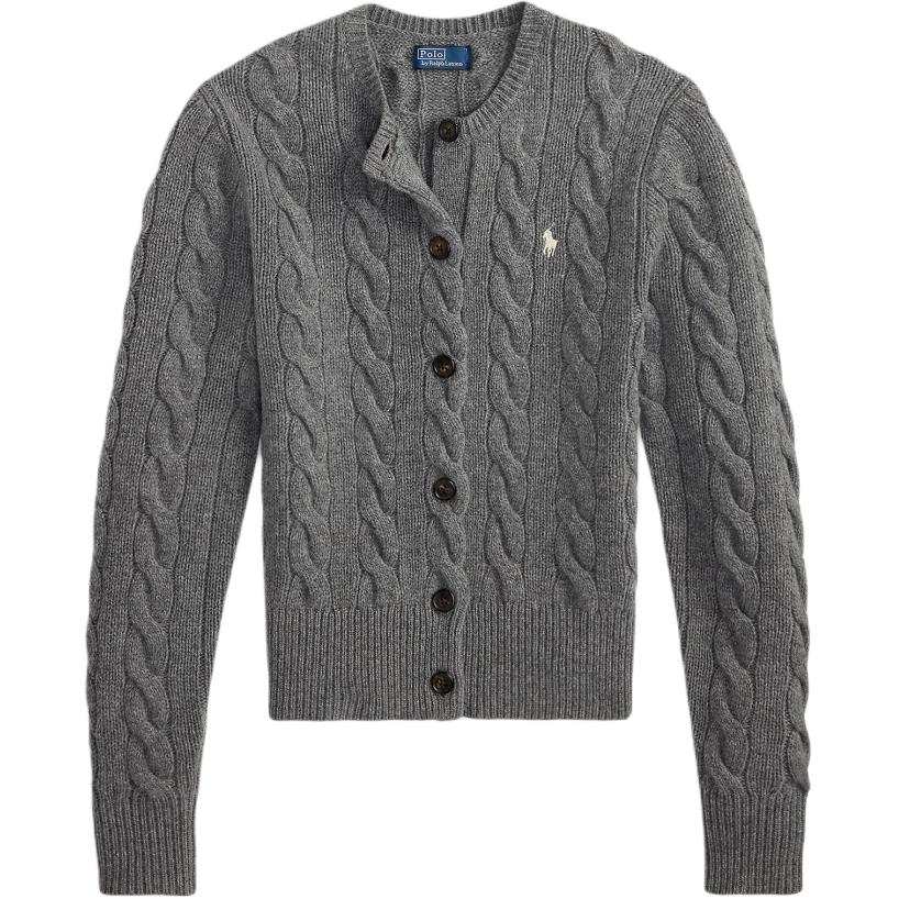 Polo Ralph Lauren FW25 Sweater Slim Fit Women's Gray