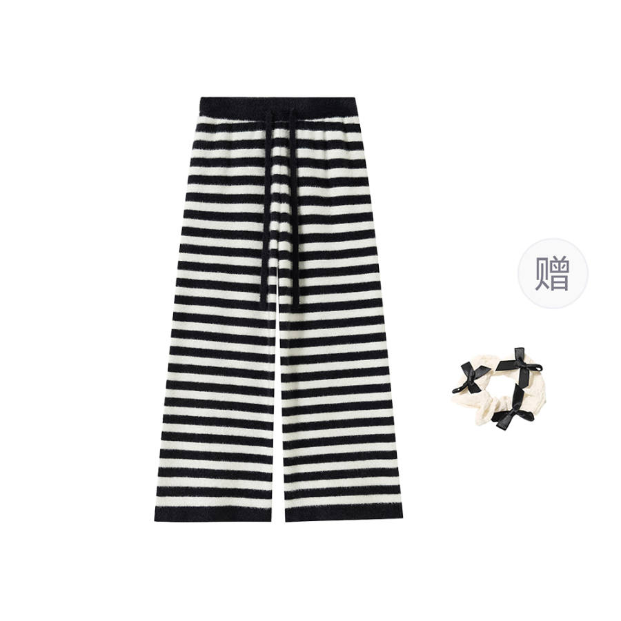 CPAURA Casual Pants Women's Thickened Wide Leg Pants