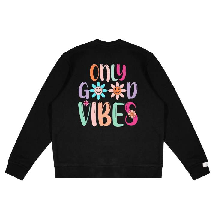 Adidas Adidas LABEL Sweatshirts Unisex Black Crew Neck Moderate Regular