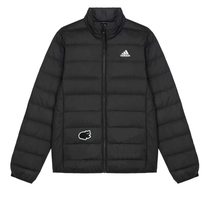 Adidas Adidas Down Jackets Unisex Black Stand Collar Lightweight