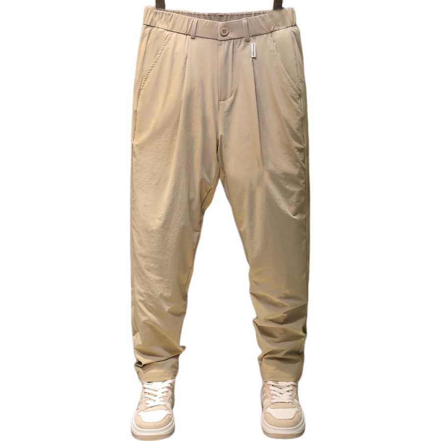 Tonlion Casual Pants Unisex Khaki Moderate Other