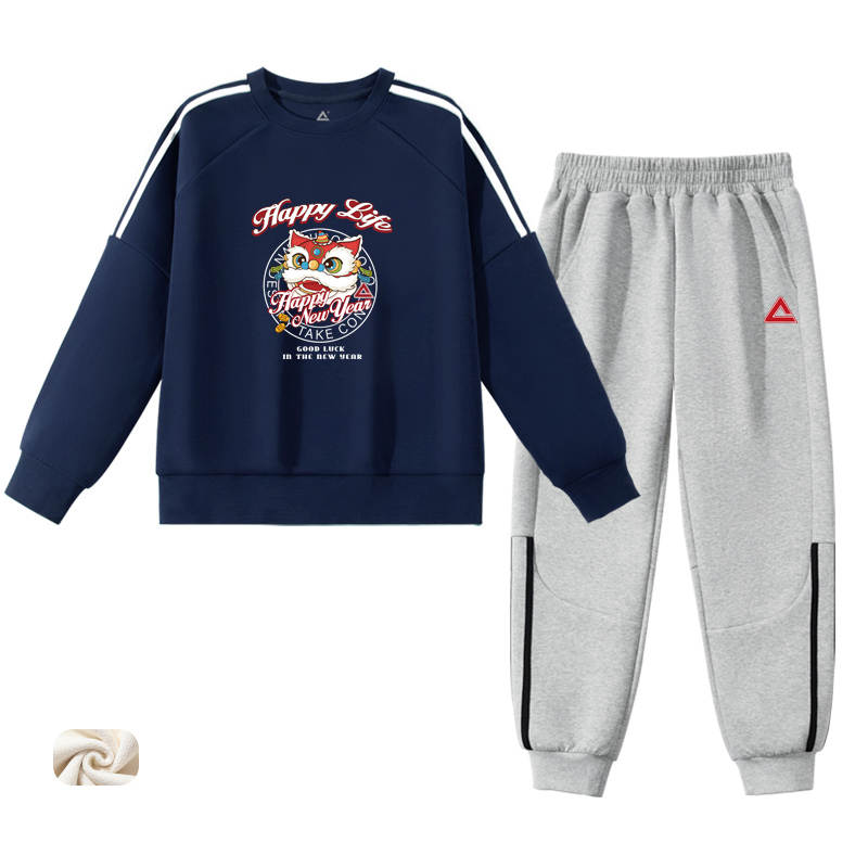 PEAK Kids Casual Sportswear Crew Neck Moderate
