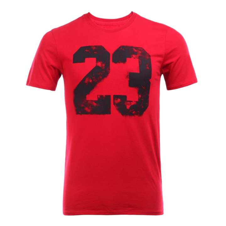 Jordan Jordan T Shirts Men's Red Crew Neck Moderate