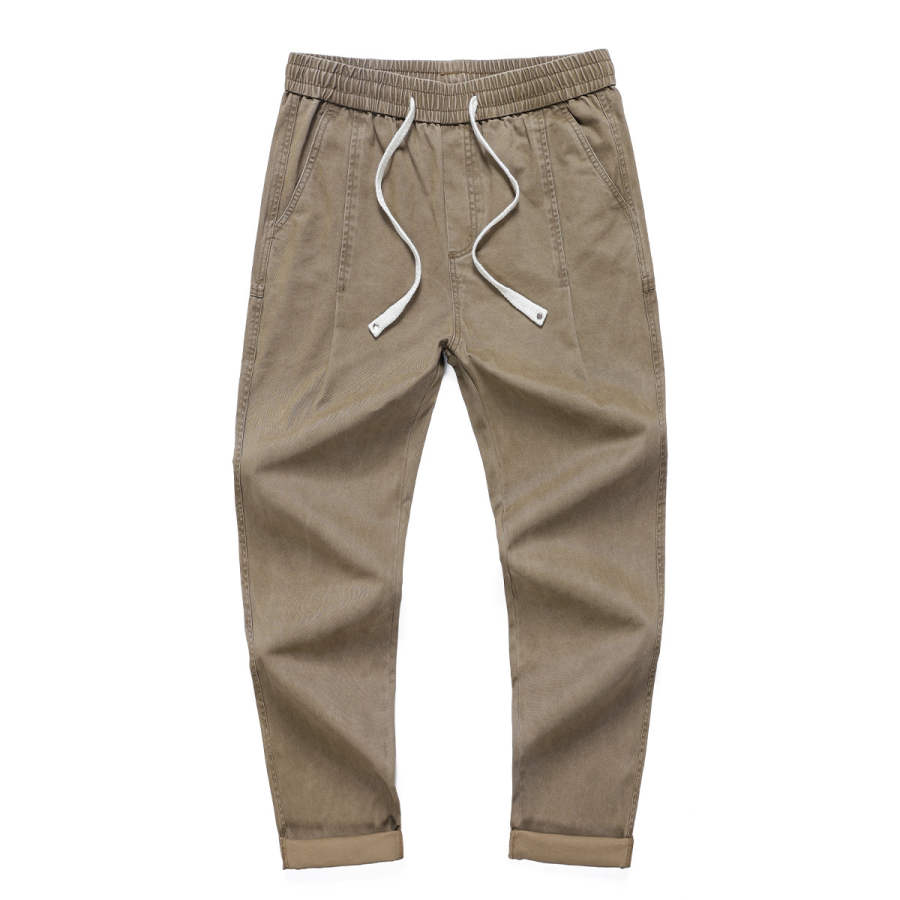 Tonlion Casual Pants Unisex Khaki Moderate Other