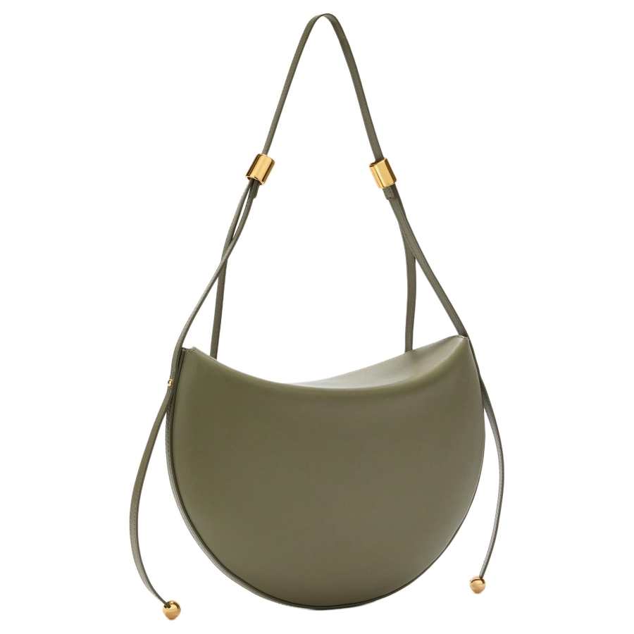 Furla Calfskin Shoulder Bag Small Women's Green