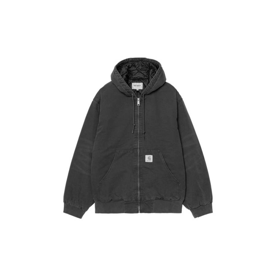 Carhartt WIP Jackets Men's GYX/Gray Hooded Non Detachable Moderate