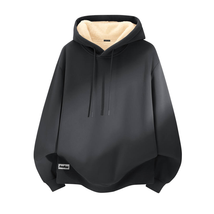 Tonlion Sweatshirts Unisex Hooded Thickened Heavyweight