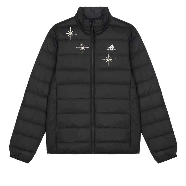 Adidas Adidas Down Jackets Unisex Black Stand Collar Lightweight