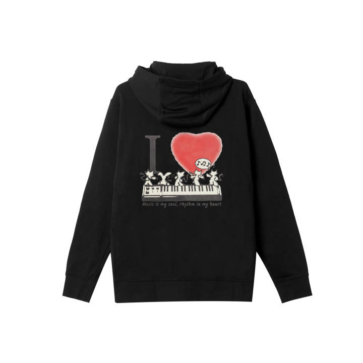 Nike Nike Sweatshirts Men's Black Hooded Moderate
