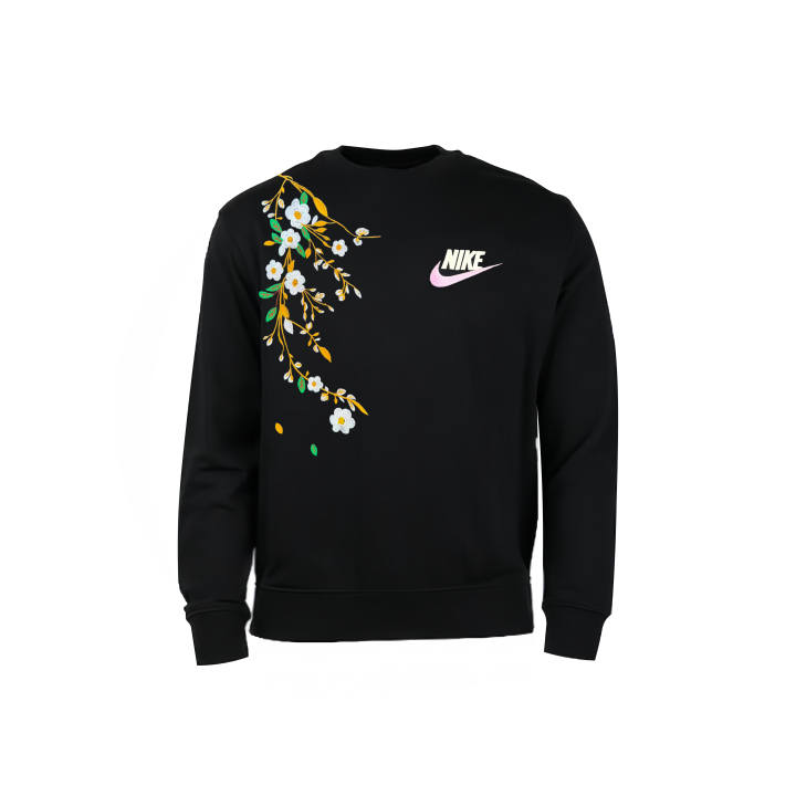 Nike Nike Sweatshirts Men's Black Crew Neck Moderate