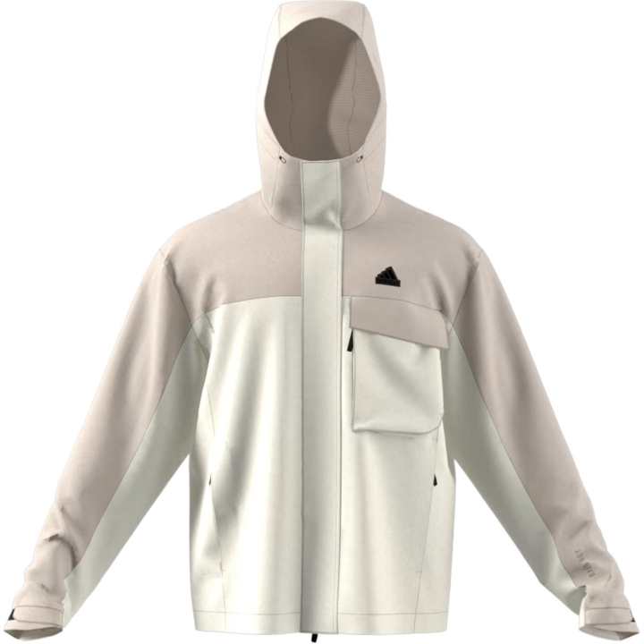 Adidas Adidas RAIN.RDY Jackets Men's Aluminum Oxide/Ecru Hooded Moderate Other