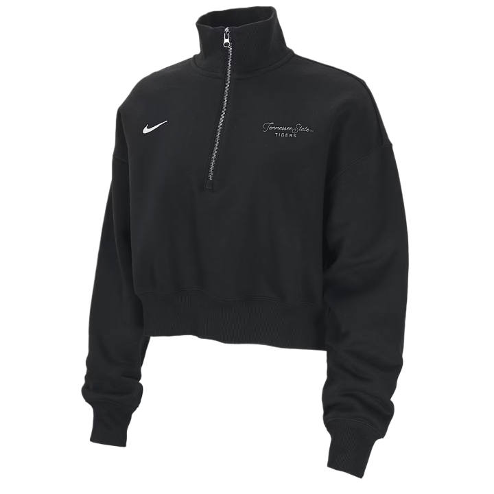 Nike Nike College Phoenix Fleece (Tennessee State University) Women's Cropped 1/4-Zip Pullover