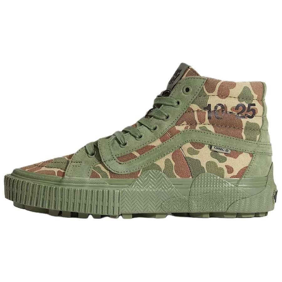 Vans OTW X OAMC X WTAPS x Vans Sk8 Hi High top Casual Shoes Unisex Camouflage
