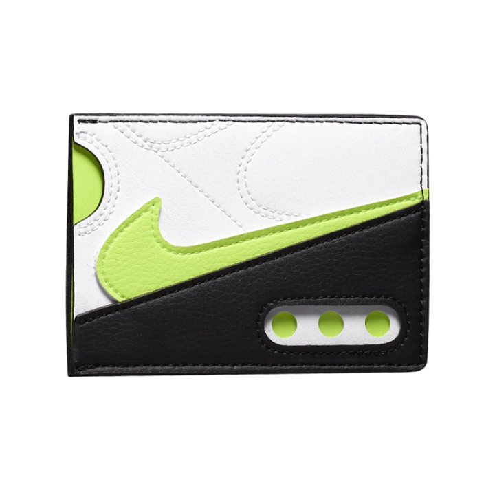 Nike Nike Polyurethane Nylon Card Holder Card Holder Regular Unisex Black White Green