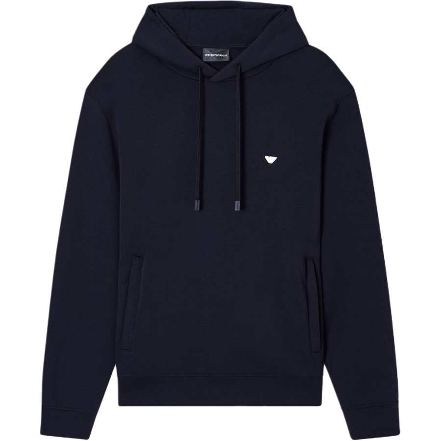Emporio Armani Micro Eagle Jersey Hoodie