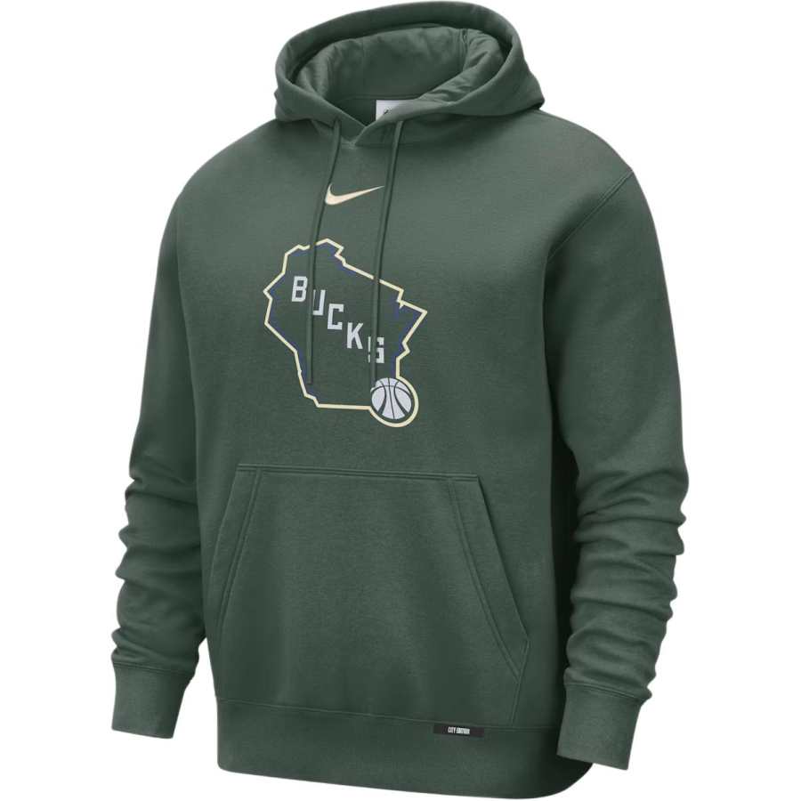 Nike Nike Milwaukee Bucks City Edition Men's Nike Club Hoodie