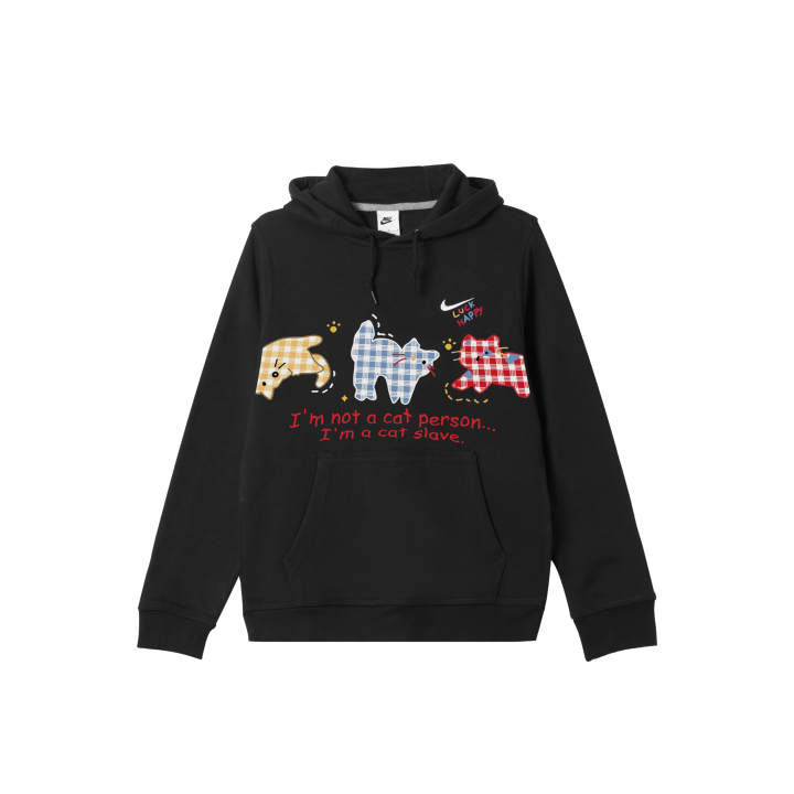 Nike Nike Club Sweatshirts Men's Black Hooded Moderate