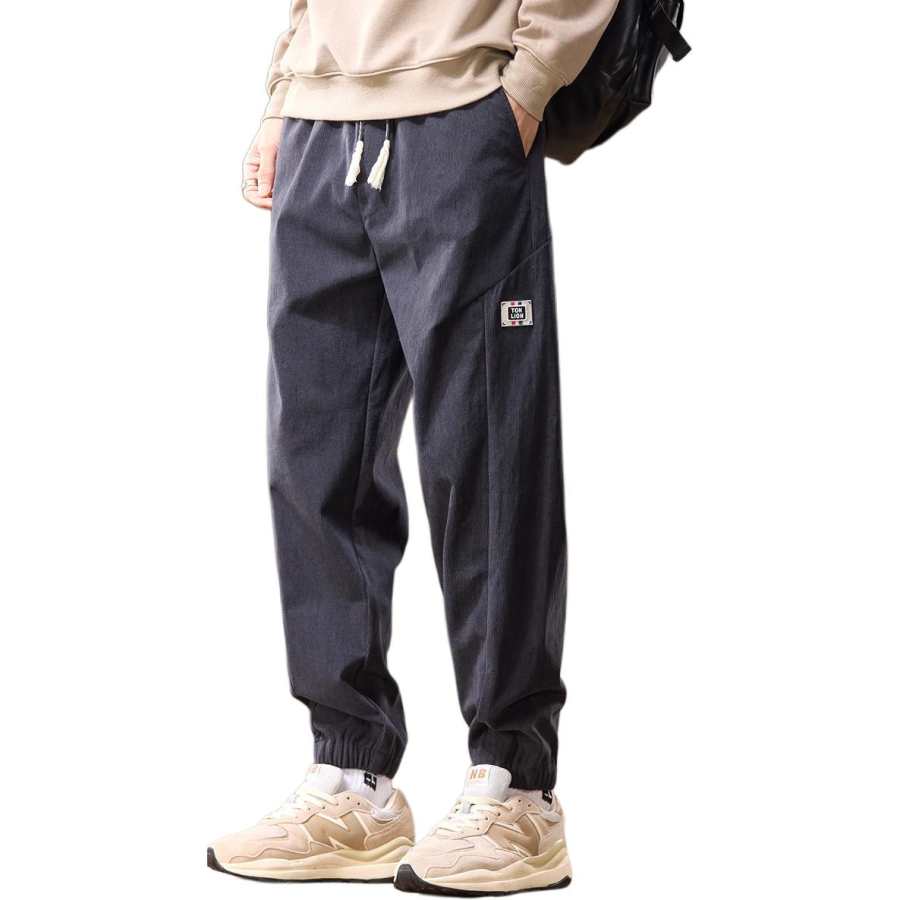 Tonlion Casual Pants Unisex Moderate Harem Pants
