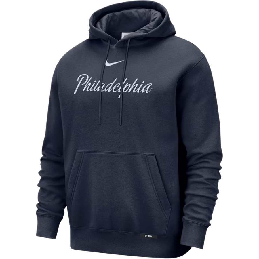 Nike Nike Philadelphia 76ers City Edition Men's Nike Basketball Club Pull-Over Hoodie