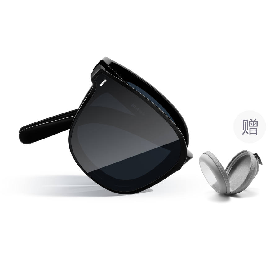 HLA HLA TR/Memory Plastic Square Sunglasses Unisex