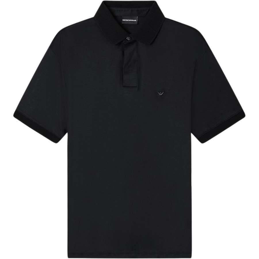 Emporio Armani black polo shirt