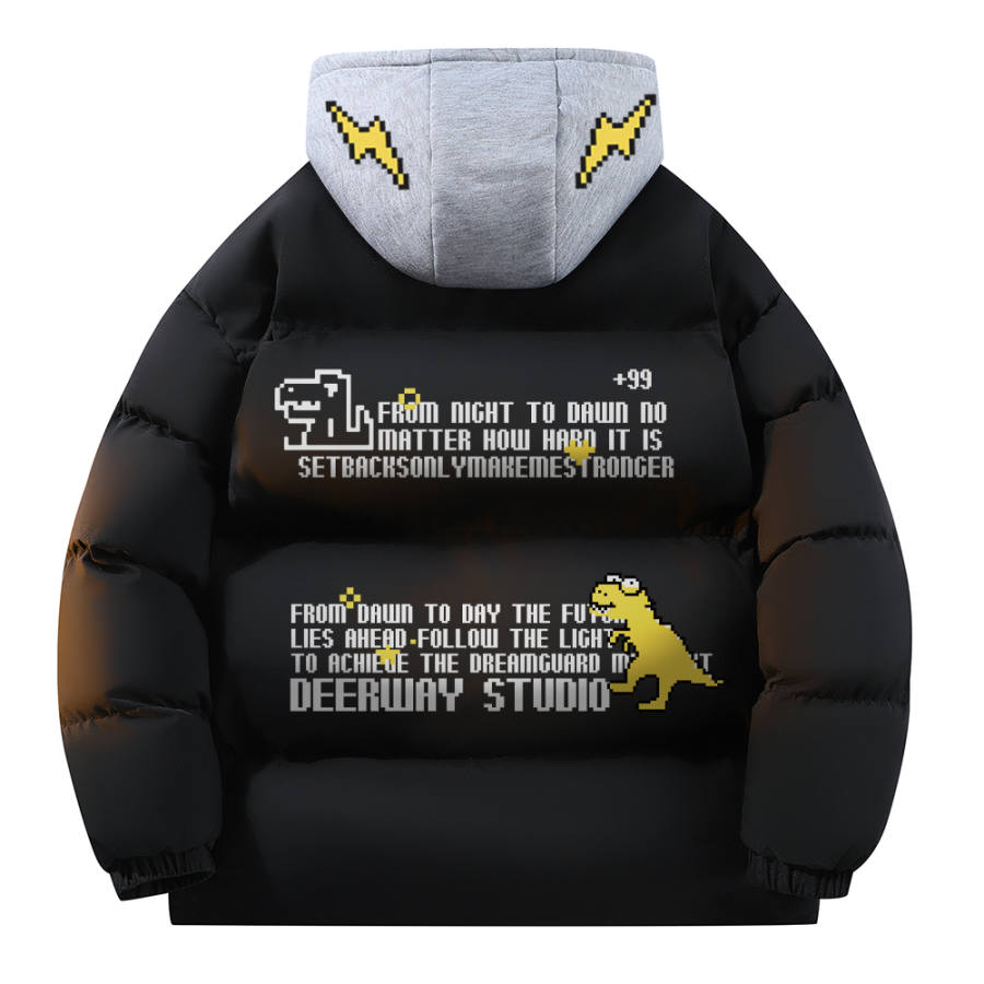 DEERWAY DEERWAY Puffer Jackets Unisex Hooded Thickened