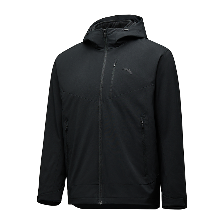 Anta Waterproof, Windproof, Water Repellent, Thermal Windbreaker Jacket Women's Basic Black