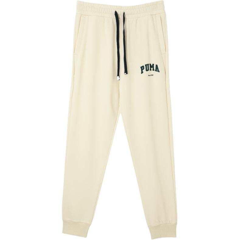 PUMA FW25 Varsity Sweatpants FL M Fleece Lined Knitted Fabric Elastic Cuff Lace Up Casual Pants Men's